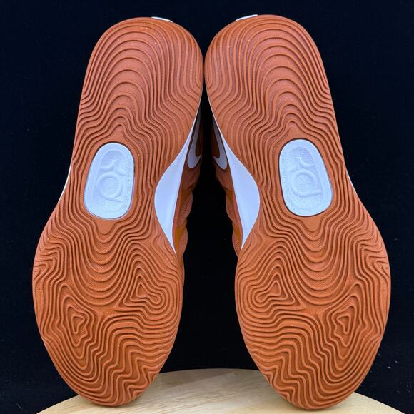 Rare KD17 TB Promo Desert Orange Texas Basketball Shoes HJ7387-801 Mens Size 13